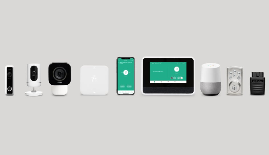 Vivint home security product line in Tulsa